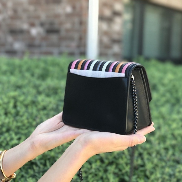 Coach Bowery Colorblock Ladies Small Leather Cross - Picture 3 of 7